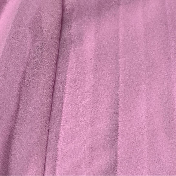 Leith Knife Pleat V- Neck Ruffle Sleeveless Maxi Dress - Picture 13 of 13